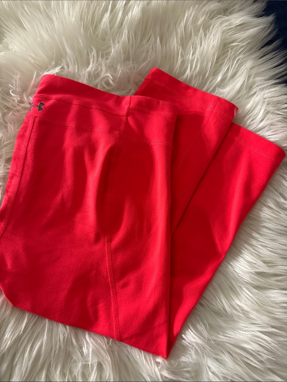 Under Armour Coral-Red Performance Leggings